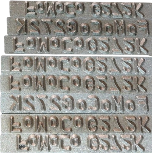 Alpha-Numeric Metal Stamping Blocks